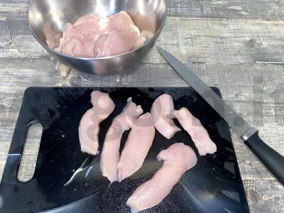 Grietininiai ryžiai su vištiena ir sezamu Žingsnis 1