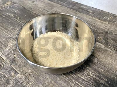 Grietininiai ryžiai su vištiena ir sezamu Žingsnis 2