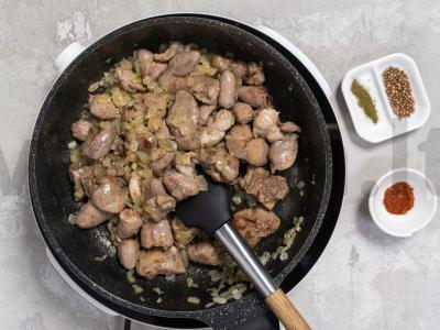 Vištienos subproduktų kuchmači Žingsnis 4