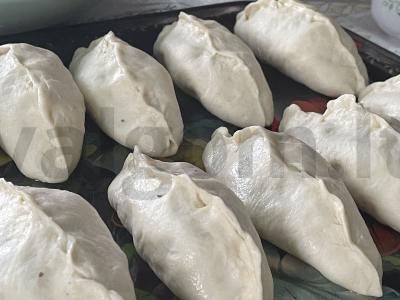 Pyragėliai su keptais grybais ir bulvėmis Žingsnis 11