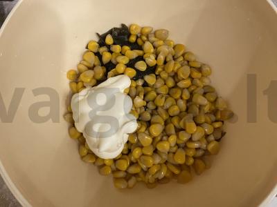 Salotos su jūros kopūstais ir kiaušiniu Žingsnis 1