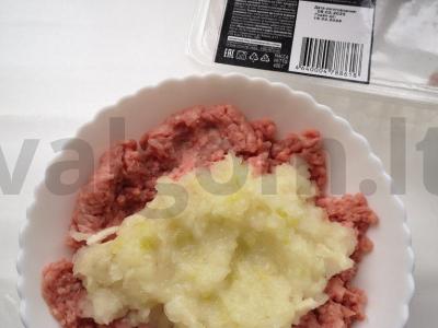 Lizdai su bulvių koše Žingsnis 2