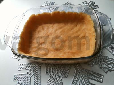 Persikų sūrio pyragas Žingsnis 2