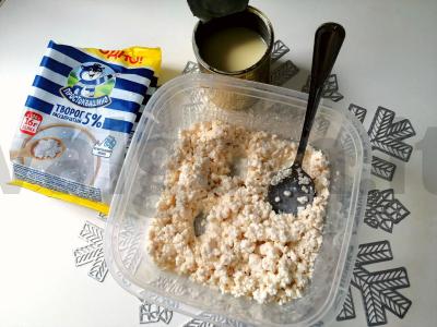 Persikų sūrio pyragas Žingsnis 4