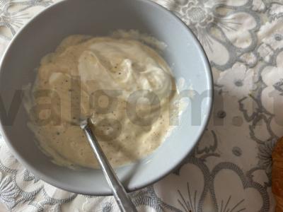 Kriokantis kruasanas su sotia įdaru ir grietinės padažu Žingsnis 1