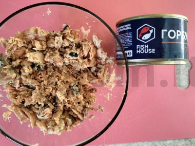 Salotas „Mimoza su lašiša“ Žingsnis 6