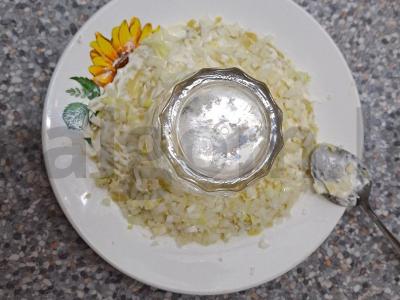 Rytinis salotas su žuvies konservais ir bulvėmis Žingsnis 5