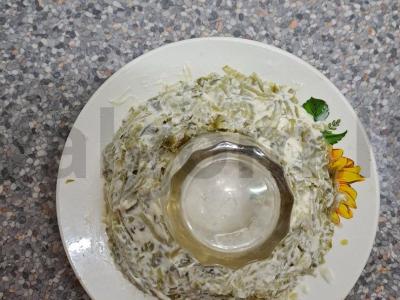 Rytinis salotas su žuvies konservais ir bulvėmis Žingsnis 7