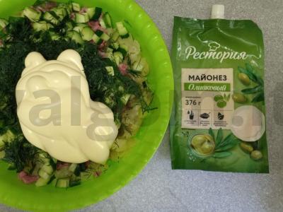 Okroška su rūkytomis dešromis ant duonos kvaso Žingsnis 6