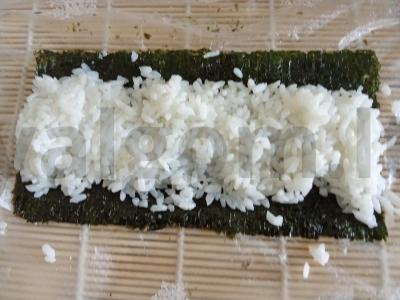 Rulonai su agurkais ir upėtakiu Žingsnis 2