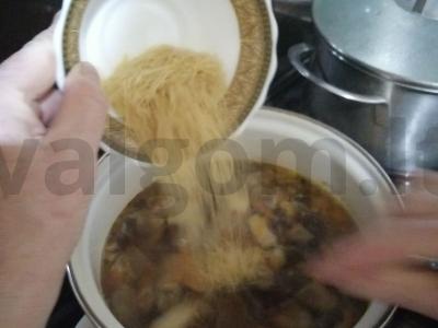 Baltųjų grybų sriuba Žingsnis 5