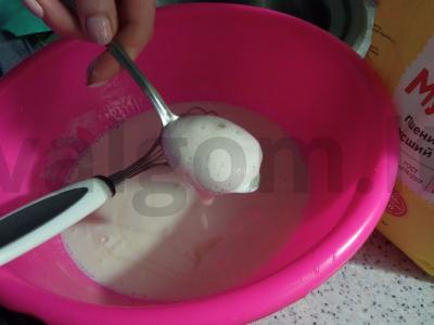 Blynai su jogurtu Žingsnis 3