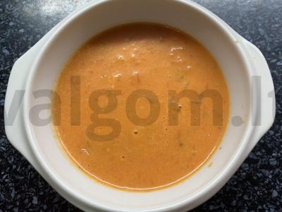 Pomidorų sriuba su pienu pagrindine nuotrauka