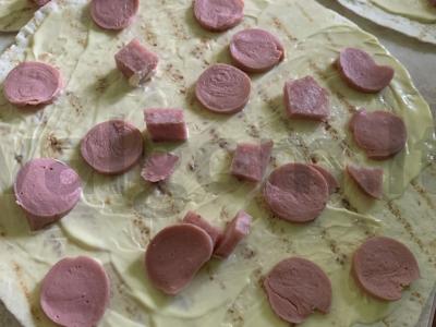 Greita pica ant lavašo Žingsnis 2