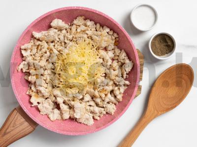 Kalakutienos ir ryžių kamuoliukai sushi Žingsnis 1