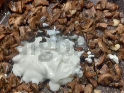 Vištienos kotletai su pievagrybiais Žingsnis 7