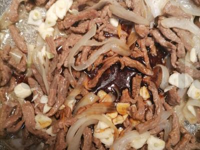 Daržovių salotas su jautiena ir funchoza Žingsnis 7