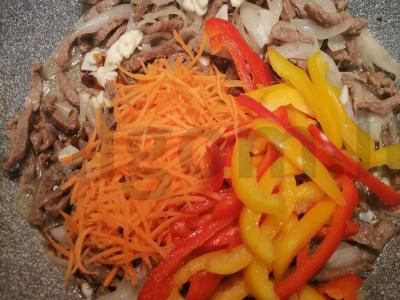 Daržovių salotas su jautiena ir funchoza Žingsnis 8