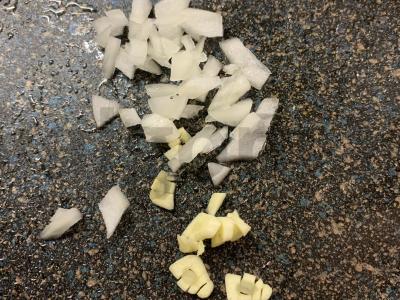 Kukurūzų ir bulvių sriuba Žingsnis 2