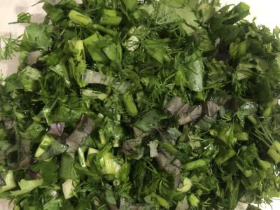 Salotas „Tabule“ su bulguru Žingsnis 1