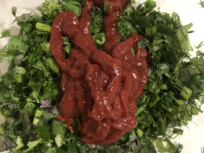 Salotas „Tabule“ su bulguru Žingsnis 2