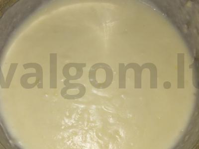 Mėsos lazanja, pagaminta iš makaronų, skirta bešbarmačiui Žingsnis 3