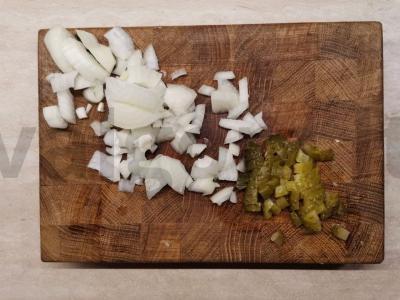 Aštrus virtos žuvies rietas Žingsnis 1