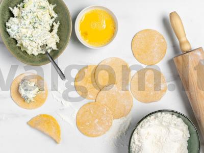 Ravioliai su cukinijomis, rukola ir maskarponė Žingsnis 2