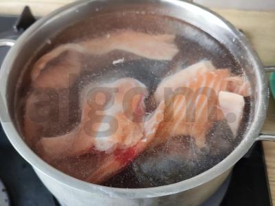 Biudžetinė raudonos žuvies žuvienė Žingsnis 2