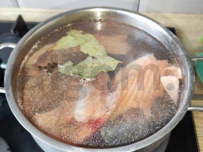 Biudžetinė raudonos žuvies žuvienė Žingsnis 3