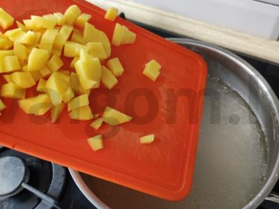 Biudžetinė raudonos žuvies žuvienė Žingsnis 9