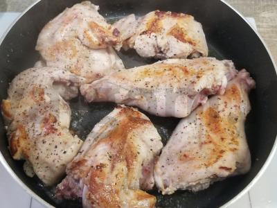 Fettuccine su triušiena ir grietinėlės padažu Žingsnis 1