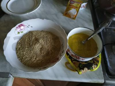 Šokoladinis sūrio pyragas Žingsnis 1