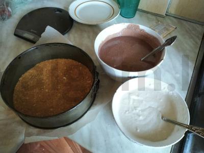 Šokoladinis sūrio pyragas Žingsnis 3