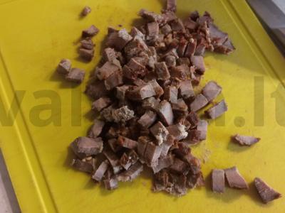 Burokėlių ir jautienos salotas Žingsnis 1