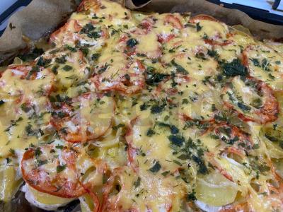 Vištienos filė prancūziškai pagrindine nuotrauka