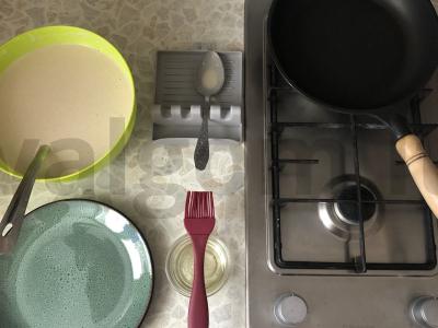 Vegetariški viso grūdo blynai Žingsnis 5