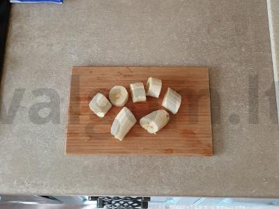 Kremiškas varškės desertas su vaisiais Žingsnis 2