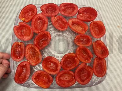 Džiovinti pomidorai su česnaku ir itališkais prieskoniais Žingsnis 3