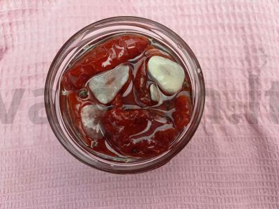 Džiovinti pomidorai su česnaku ir itališkais prieskoniais Žingsnis 5