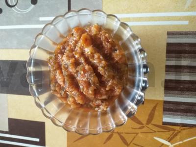 Aštrus adjika žiemai iš cukinijų pagrindine nuotrauka