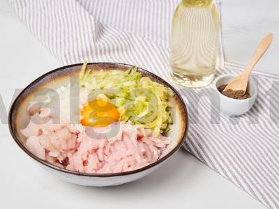 Kalakutienos kotletai su jūros ešeriu Žingsnis 1