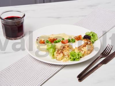 Kalakutienos kotletai su jūros ešeriu pagrindine nuotrauka