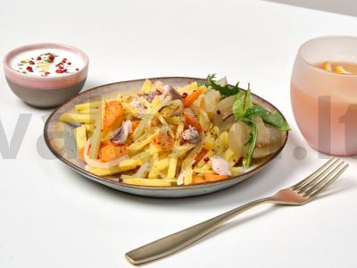 Daržovių troškinys su silke pagrindine nuotrauka