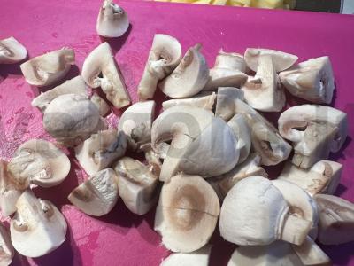 Kepti bulvės su žolelėmis ir pievagrybiais Žingsnis 3