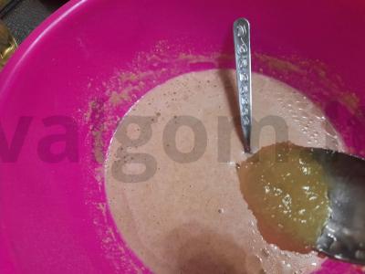 Ruginė-kvietinė duona ant rauginto tešlos Žingsnis 8