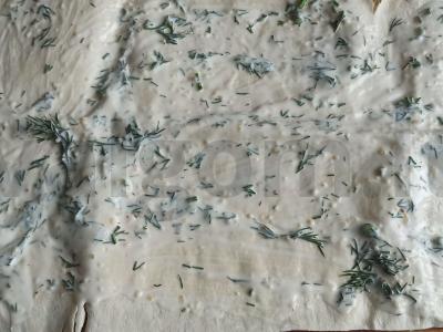 Šaurma „Pavasarinė“ su sūriu ir kalakutienos kumpiu Žingsnis 4