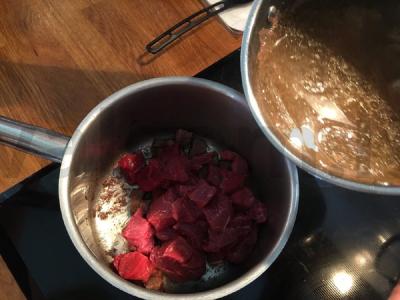 Troškinta bulvė su daržovėmis ir jautiena Žingsnis 2