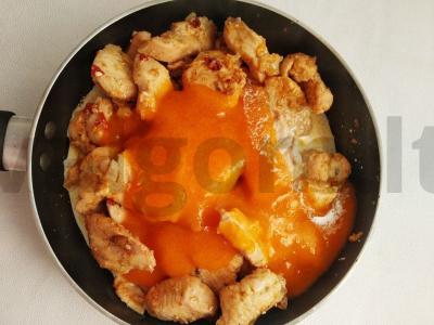 Keptas kalakutų filė su persimonų piurė Žingsnis 2