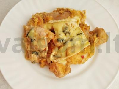 Keptas kalakutų filė su persimonų piurė pagrindine nuotrauka